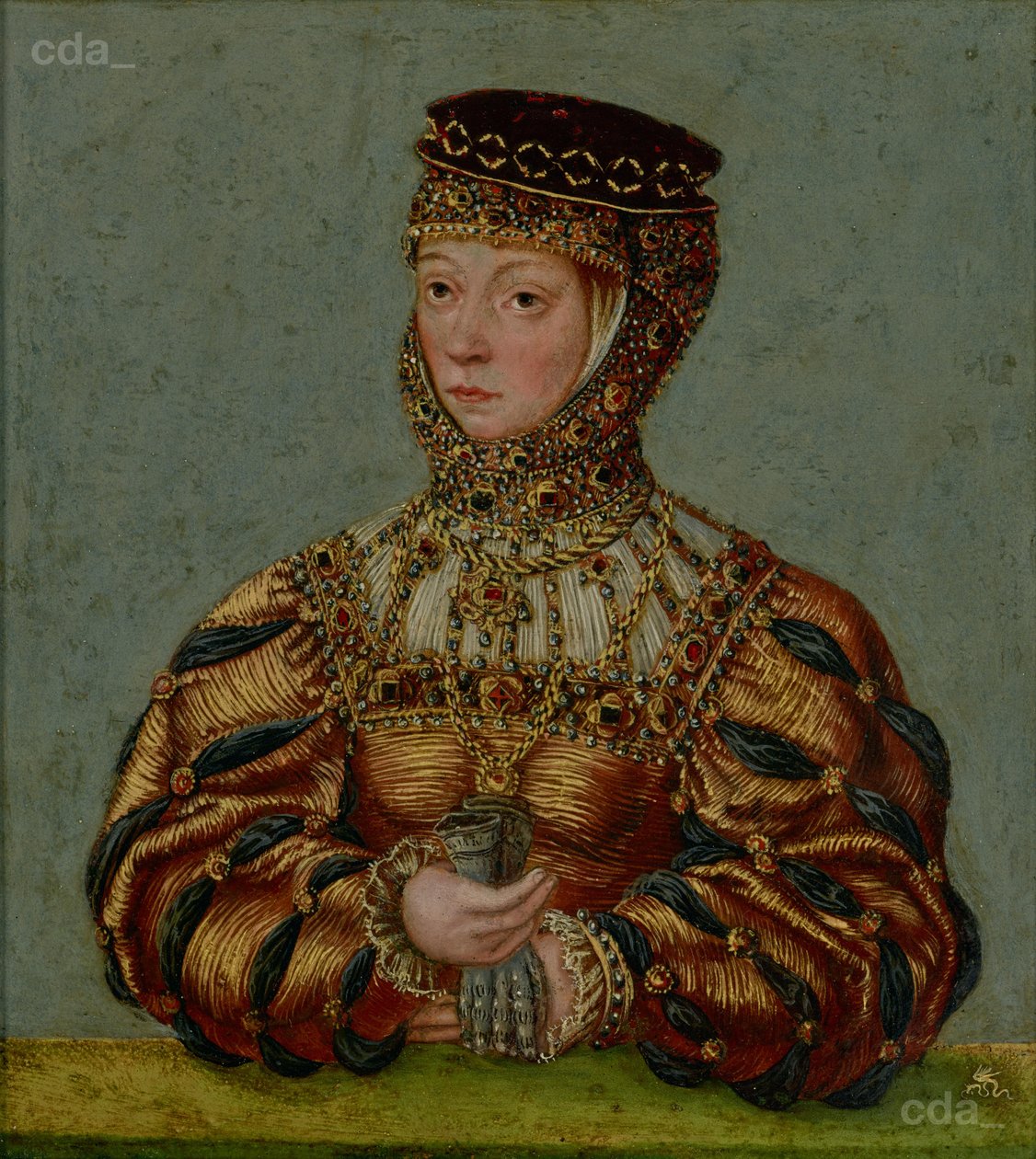 Barbara Radziwill av Lucas Cranach the Younger