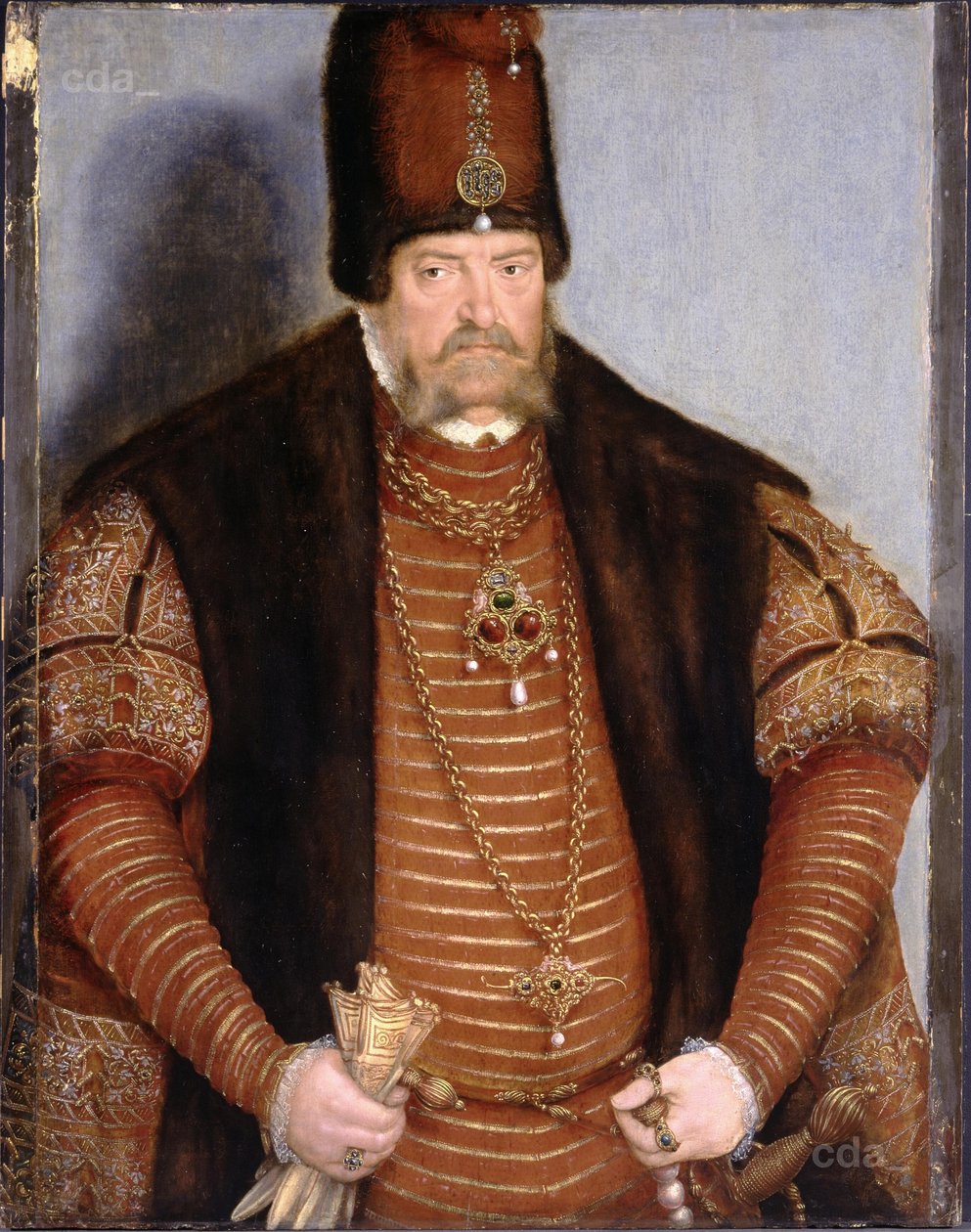 Porträtt av kurfursten Joachim II av Brandenburg av Lucas Cranach the Younger