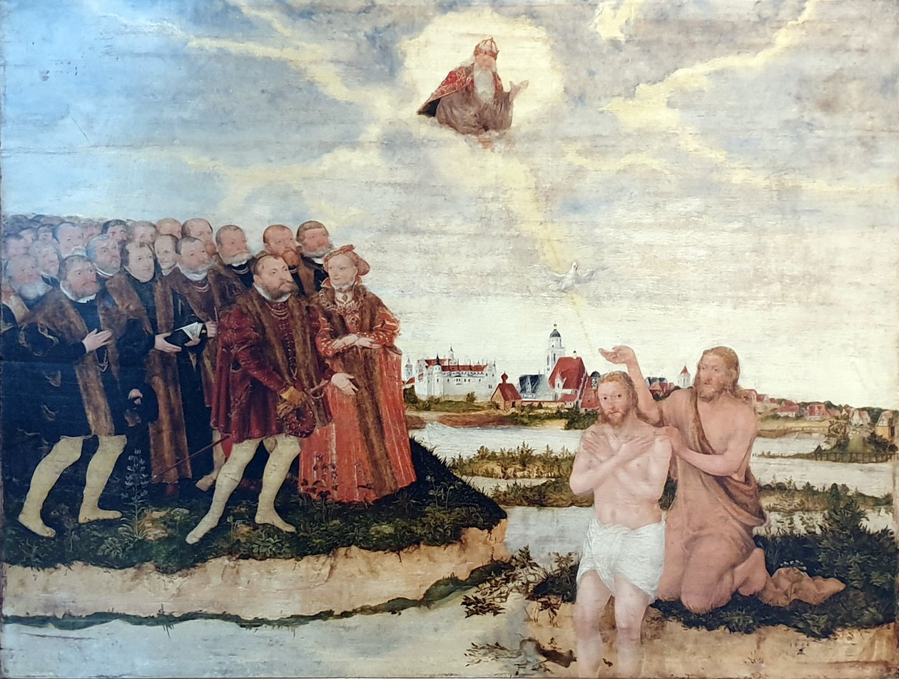 Kristi dop av Lucas Cranach the Younger