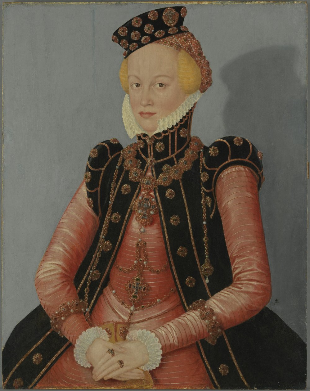 porträtt av en saxisk prinsessa av Lucas Cranach the Younger