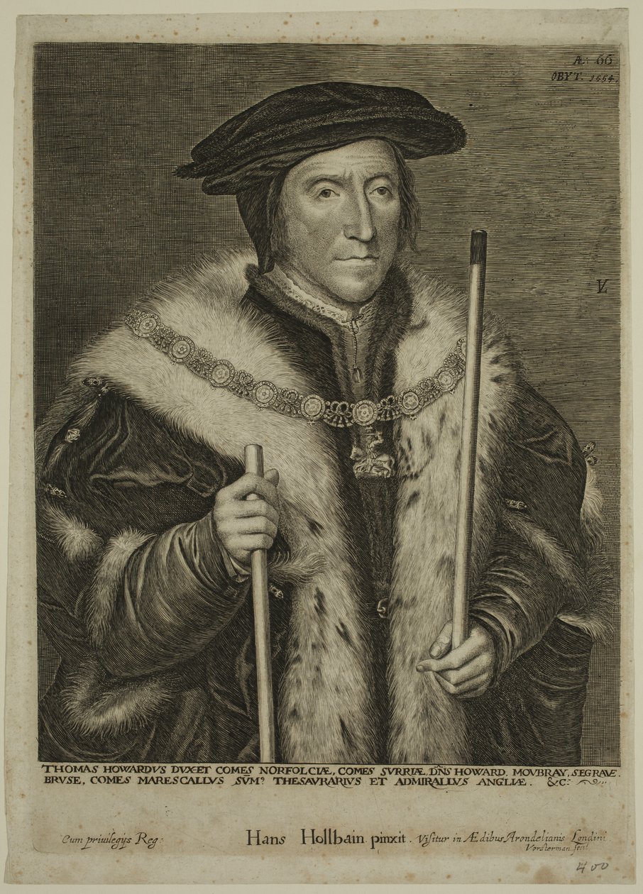 Thomas Howard, hertig av Norfolk av Lucas Emil Vorsterman