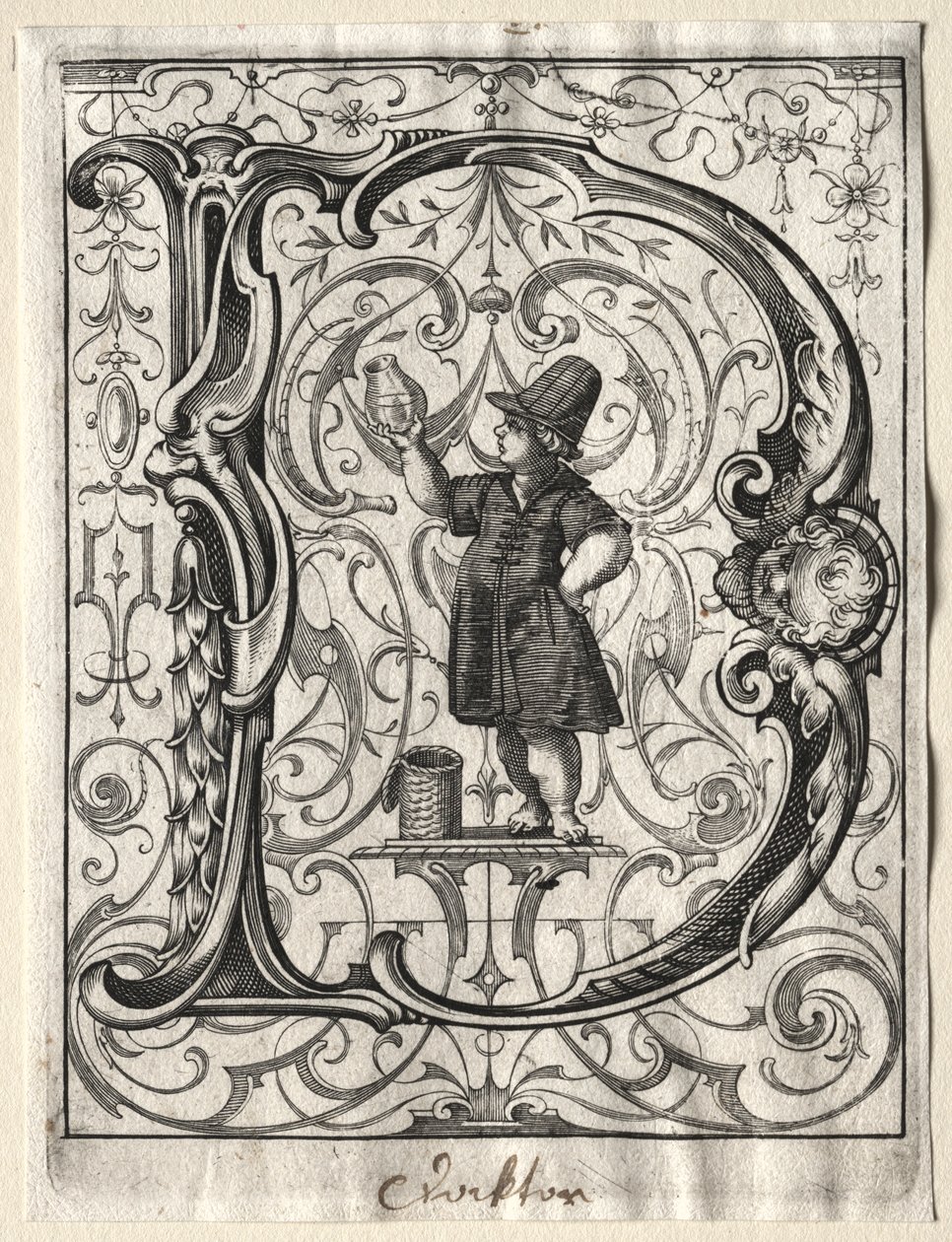 Nytt ABC-häfte: D, 1627. av Lucas Kilian