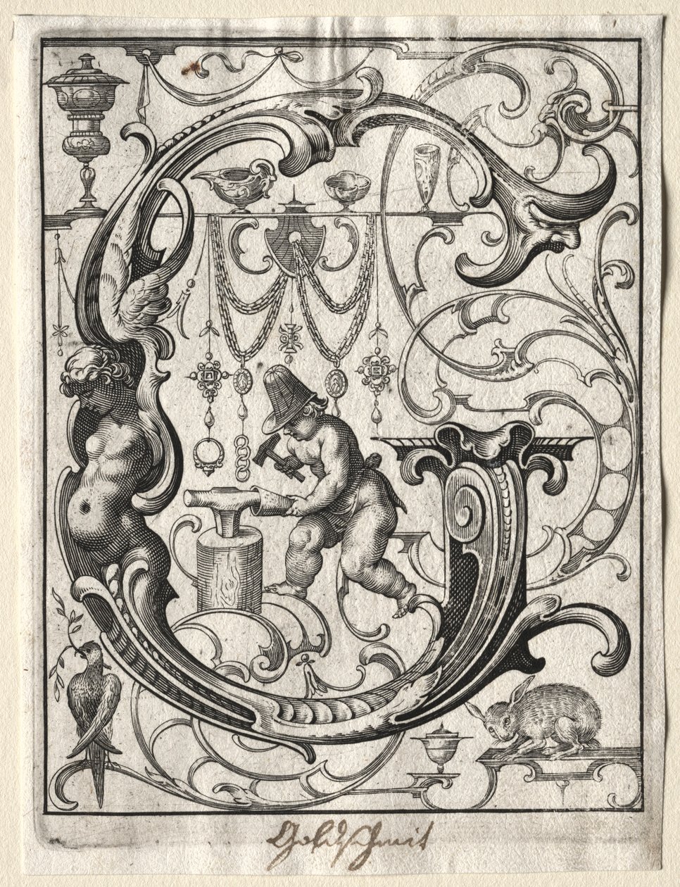Nytt ABC-häfte: G, 1627. av Lucas Kilian