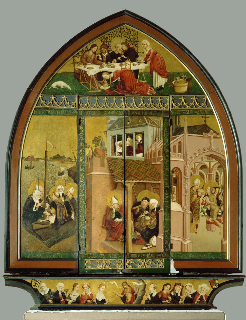 Magdalenaaltaret (tempera på pergament) av Lucas Moser