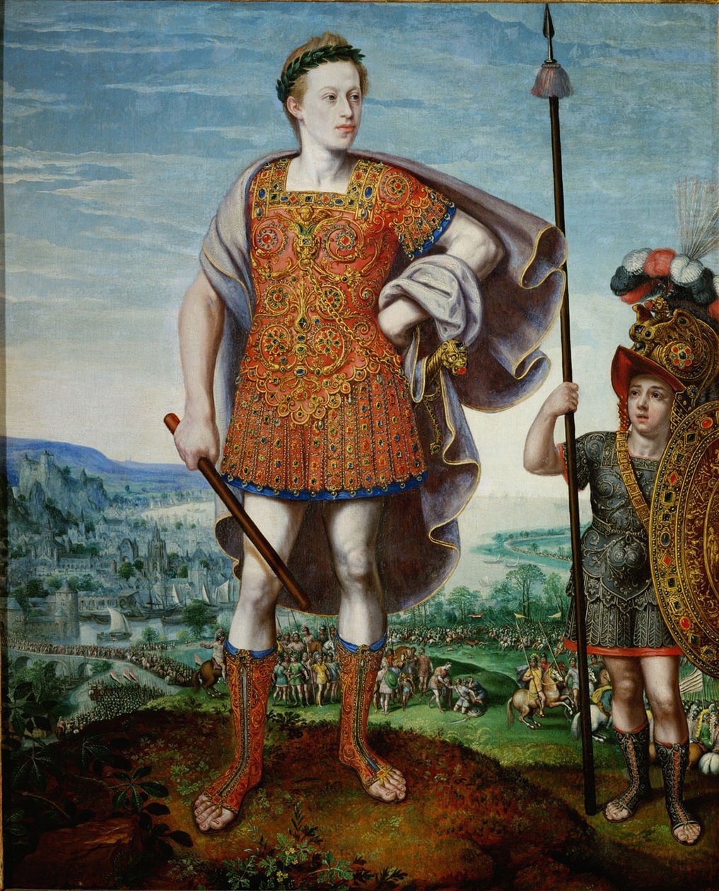 Ärkehertig Matthias som Scipio Africanus den äldre, 1580 av Lucas Valckenborch van