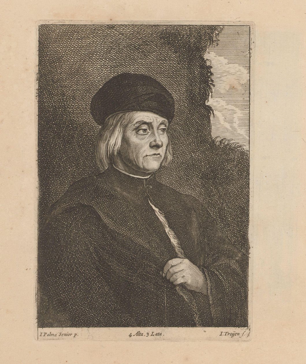 Porträtt av Francesco Maria I della Rovere av Lucas Vorsterman (II)