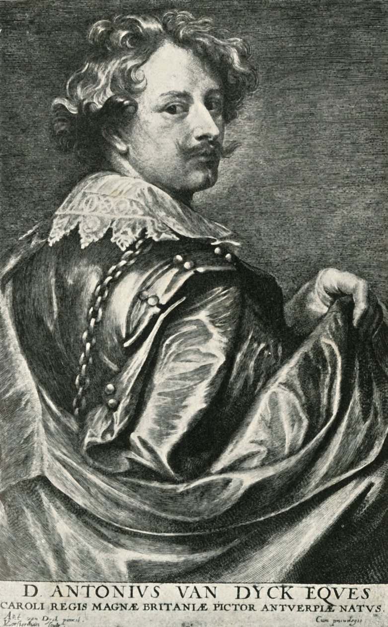 Porträtt av Vandyck, 1906. av Lucas Vorsterman