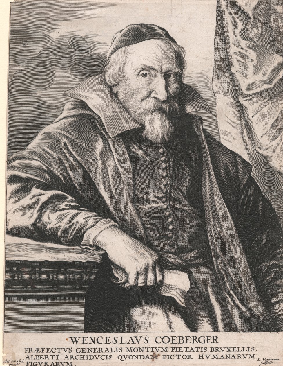 Wenceslaus Coeberger, generalprefekt för Mount of Piety, Bryssel av Lucas Vorsterman