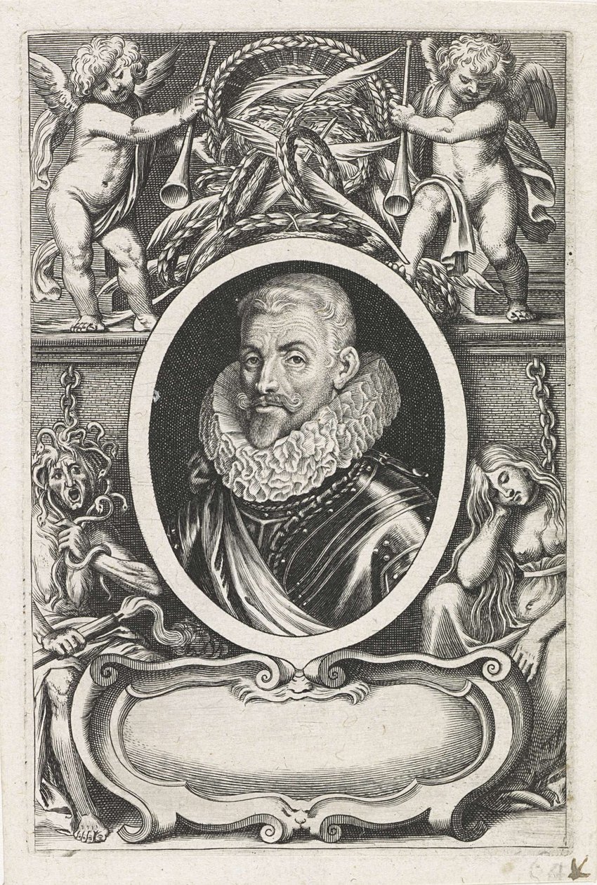 Porträtt av Johann Tserclaes, greve av Tilly av Lucas Vorsterman the Elder