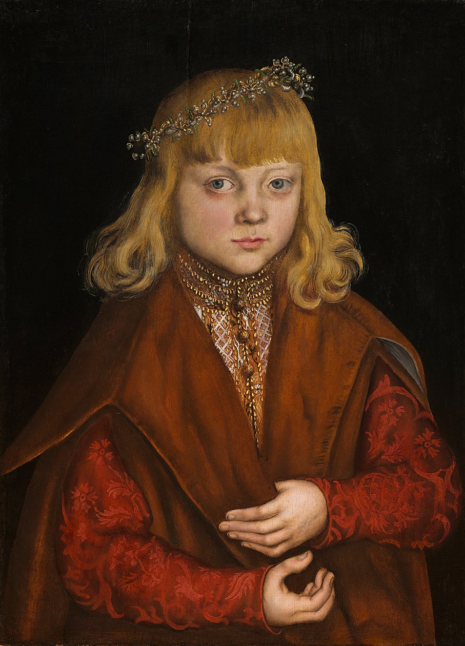 A Prince of Saxony, ca 1517 (olja på panel) av Lucas the Elder Cranach