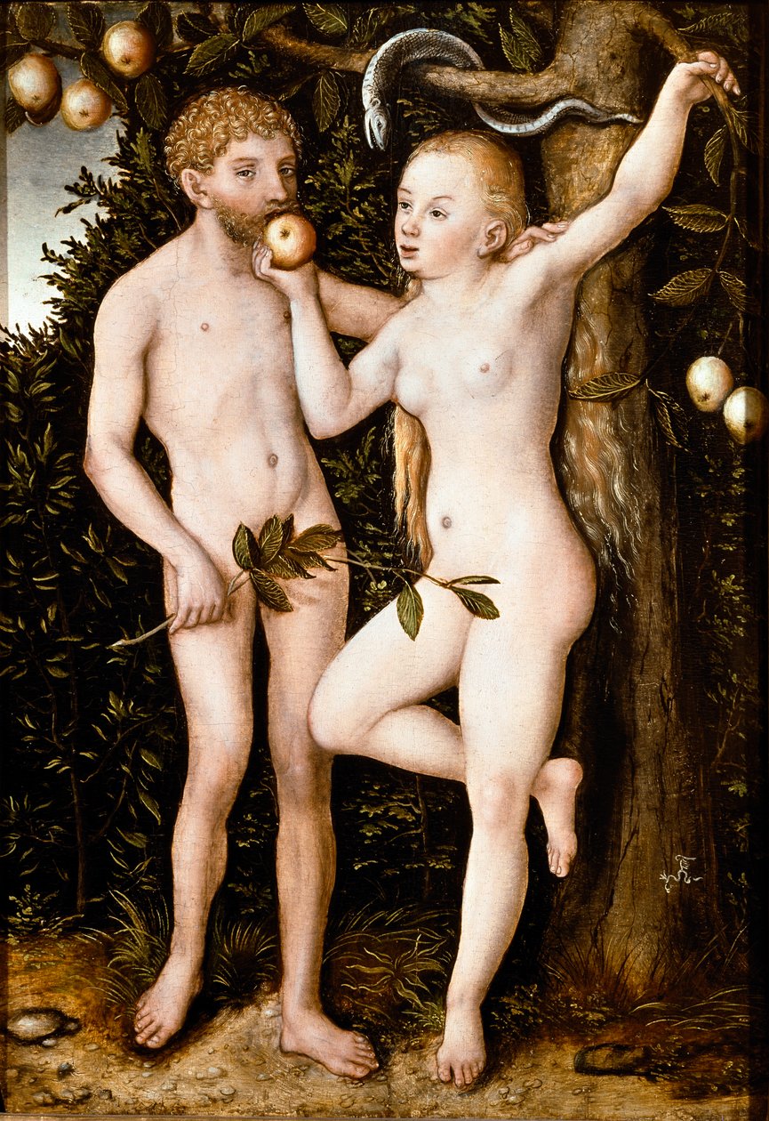 Adam och Eva (målning av Lucas the Elder Cranach