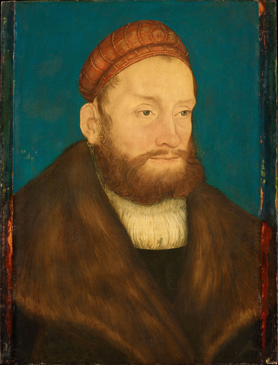 Casimir de Brandebourg Culmbach (1481-1527) - Markgreve Casimir av Brandenburg-Bayreuth, av Cranach, Lucas, den äldre (1472-1553). Olja på trä, efter 1524. Mått : 37,3x28,5 cm. Konsthistoriska museet, Vienne av Lucas the Elder Cranach
