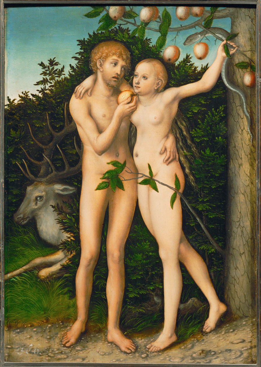 Der Suendenfall - Fallet ... av Lucas the Elder Cranach
