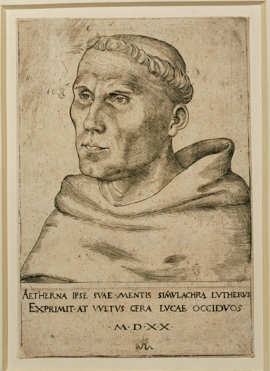 Martin Luther ... (gravyr) av Lucas the Elder Cranach