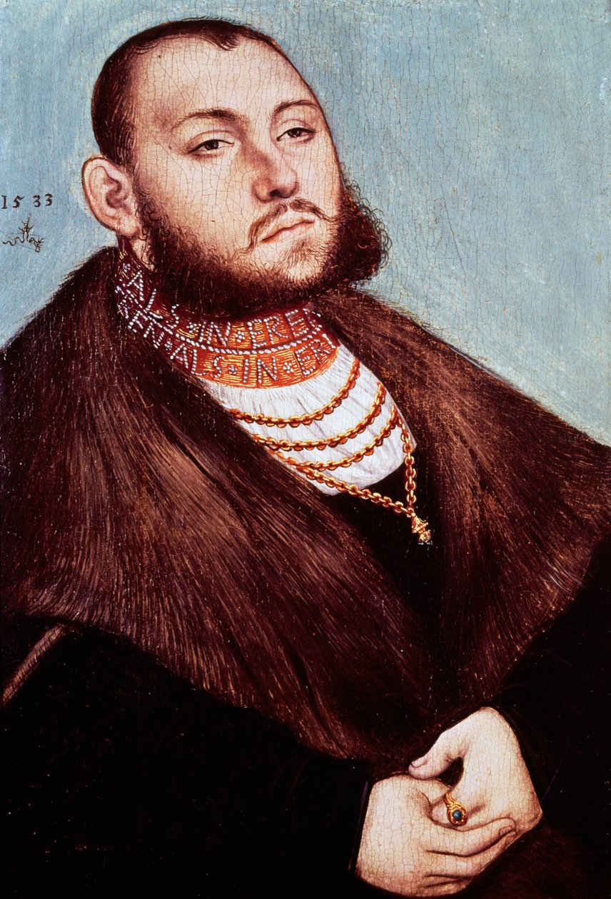 Porträtt av Fredrik av Sachsen (Torgau av Lucas the Elder Cranach