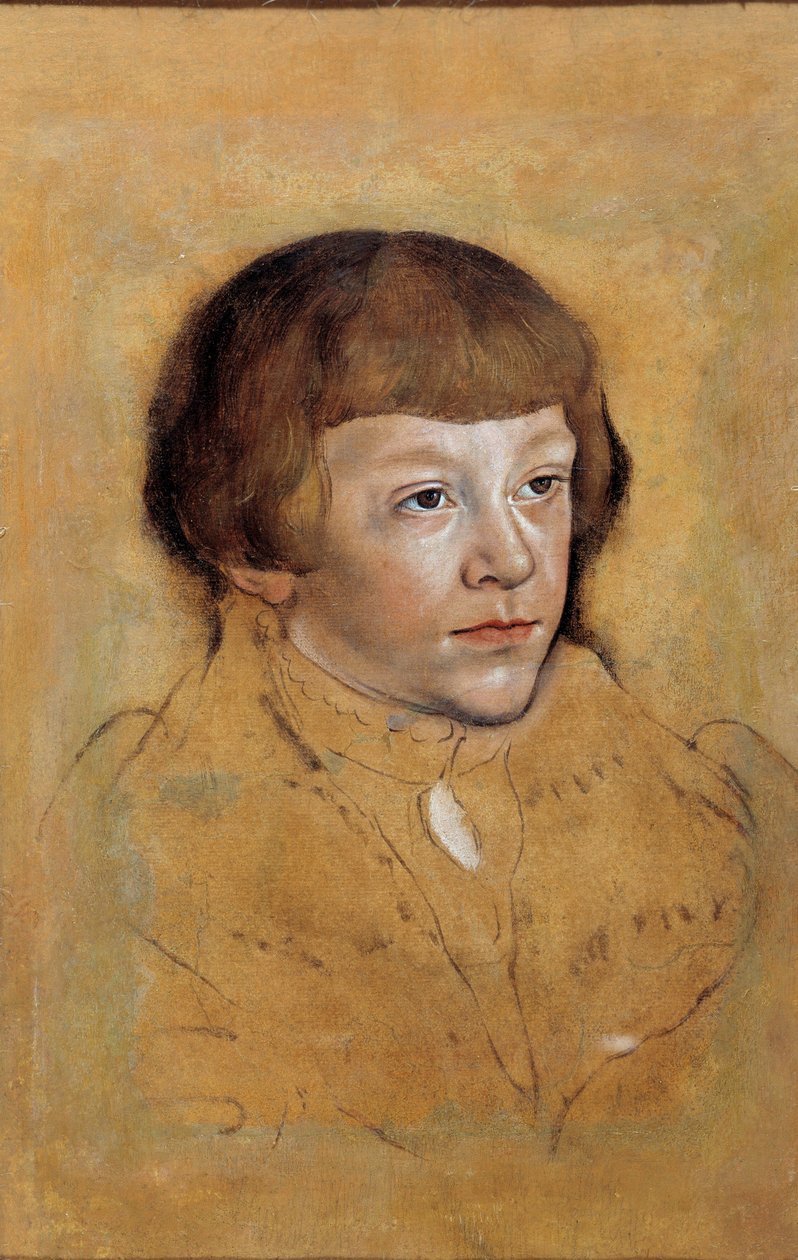 Porträtt av en prins av Sachsen Teckning av Lucas Cranach den äldre (1472-1553) av Lucas the Elder Cranach