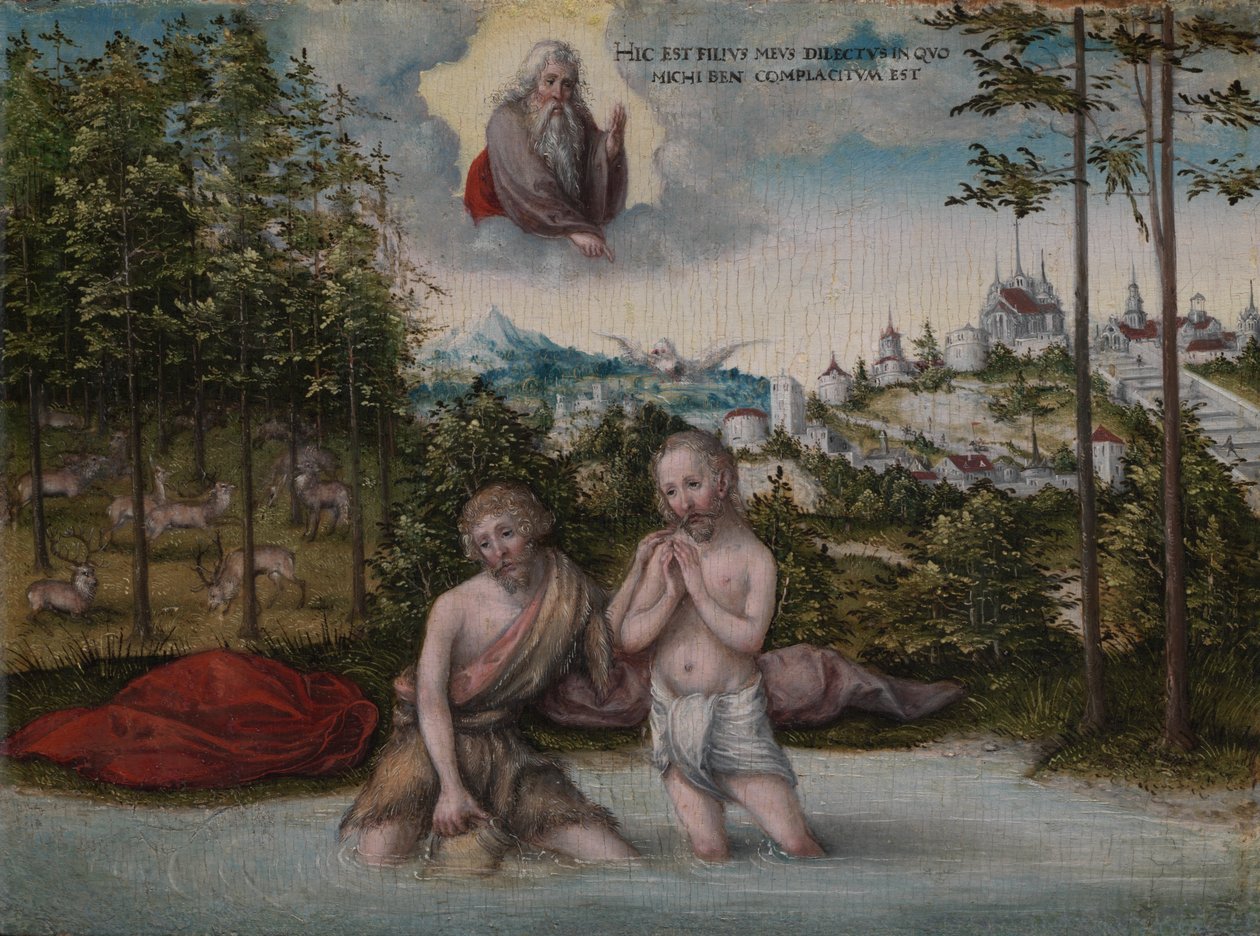 Kristi dop av Lucas the Elder Cranach