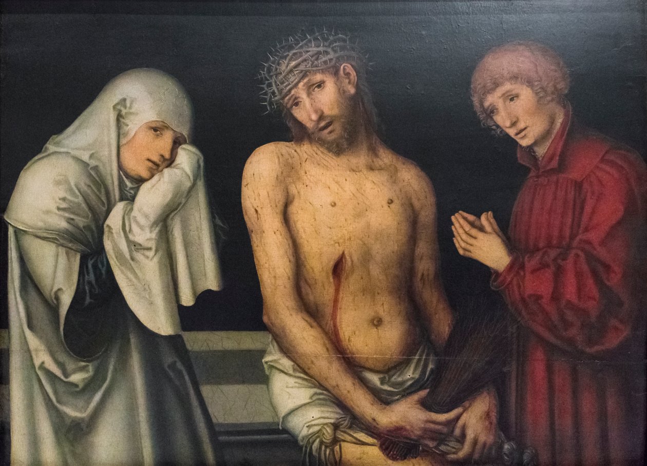 Medkänsla av Lucas the Elder or Hans (d.1537) Cranach