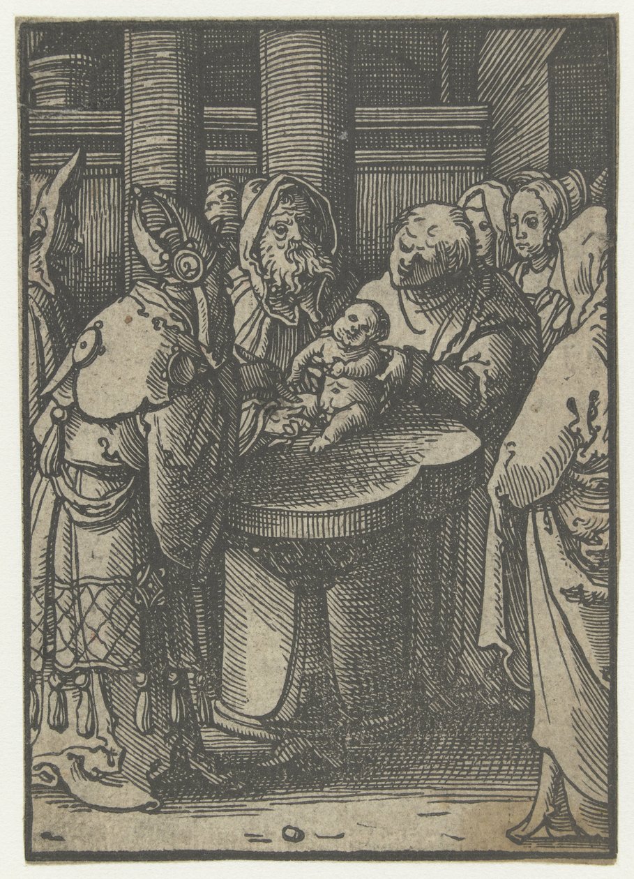Kristi omskärelse Stupid Passion (serietitel) av Lucas van Leyden (attributed to)
