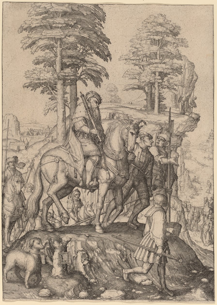 Abigail och David av Lucas van Leyden