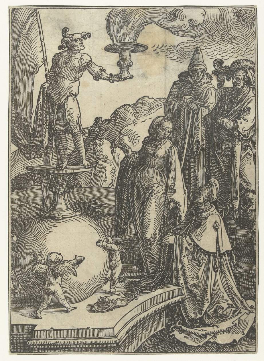 Salomos avgudadyrkan Liten serie Damlistor (serietitel) av Lucas van Leyden