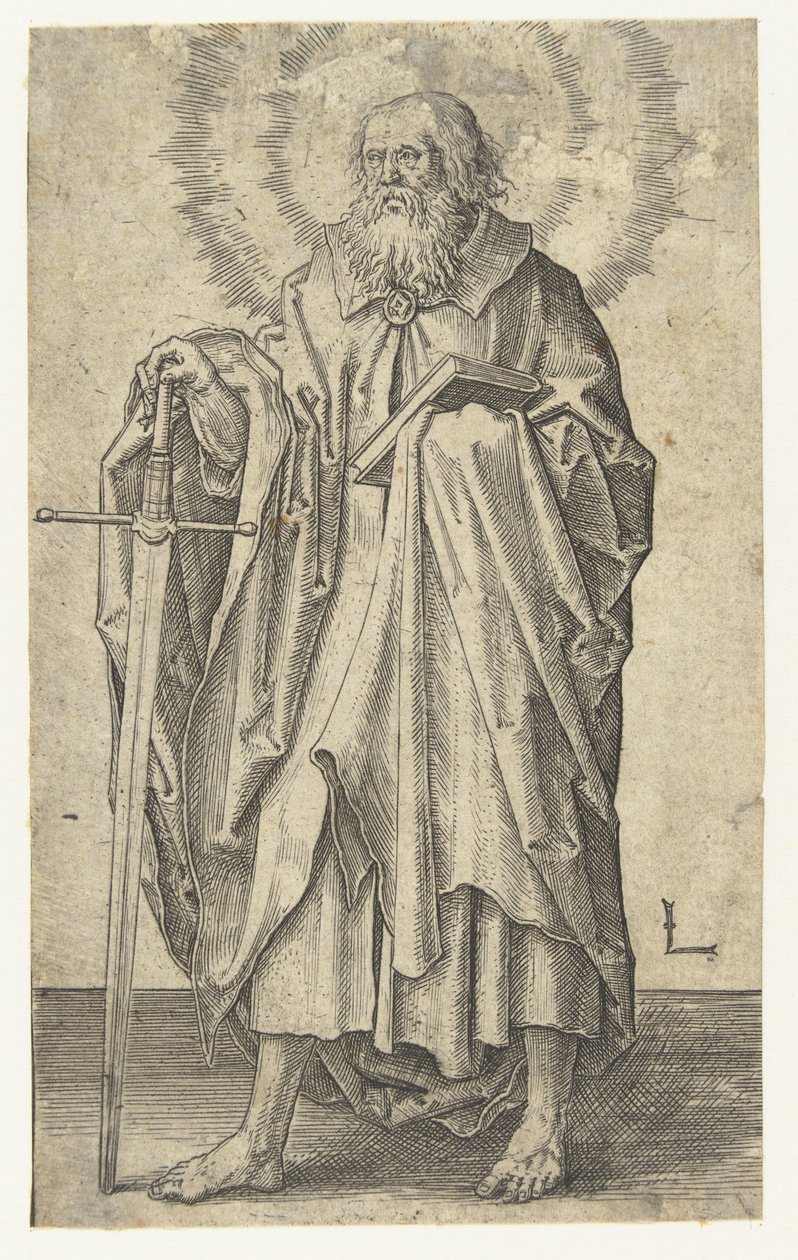 Aposteln Paulus Kristus och apostlarna (serietitel) av Lucas van Leyden