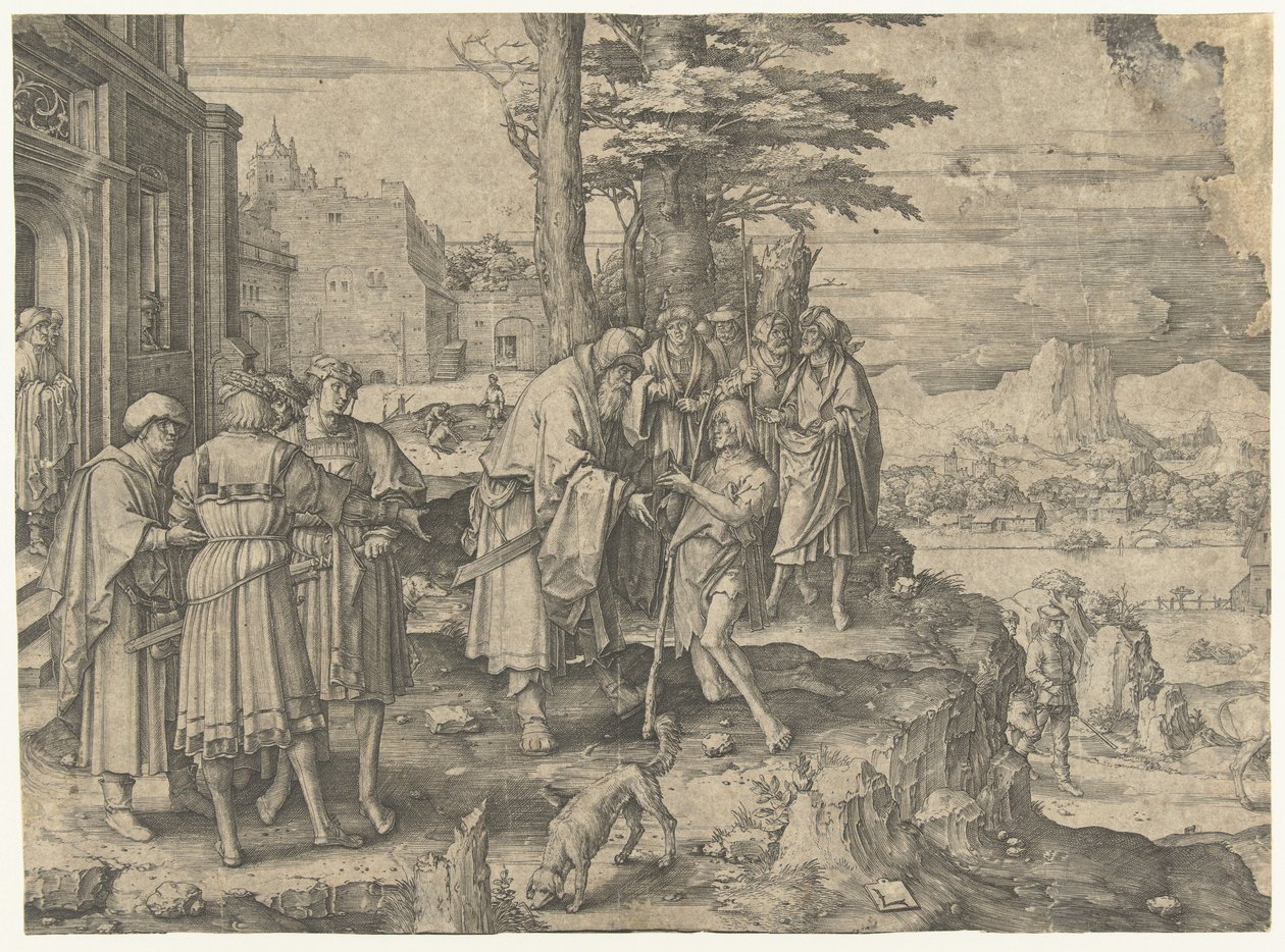Den förlorade sonens återkomst av Lucas van Leyden
