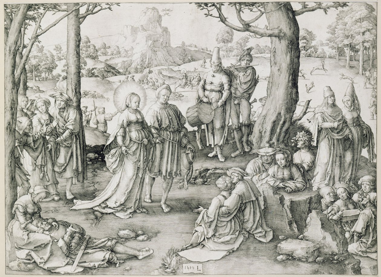 Maria Magdalenas dans av Lucas van Leyden