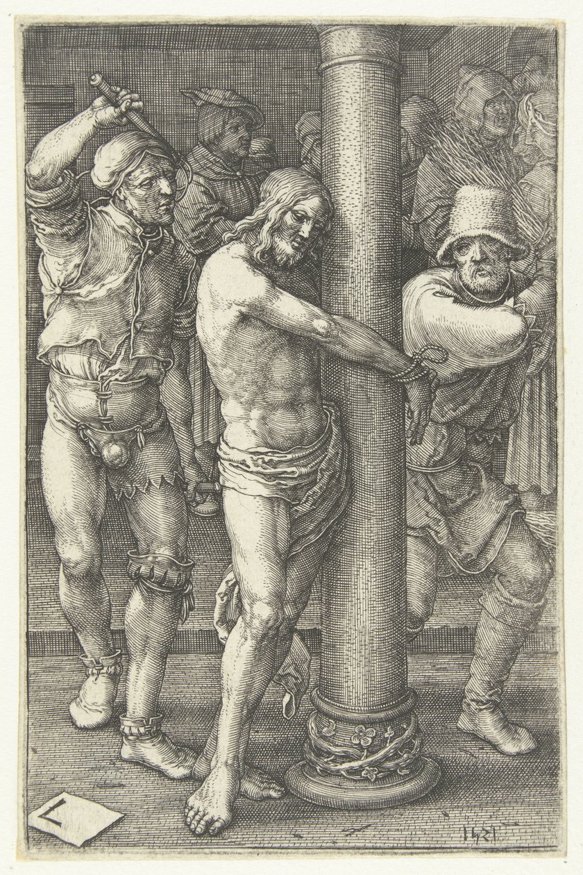 Kristi gissel The Little Passion (serietitel) av Lucas van Leyden