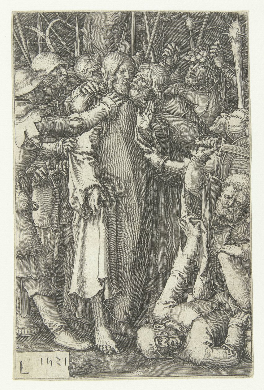 Kristi fångenskap The Little Passion (serietitel) av Lucas van Leyden