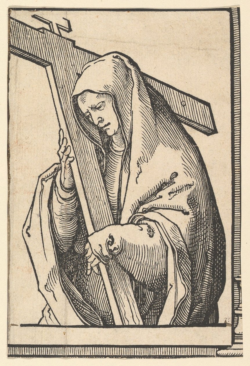 Helleoportic Sibyl, från serien Sibyll, ca. 1530. av Lucas van Leyden