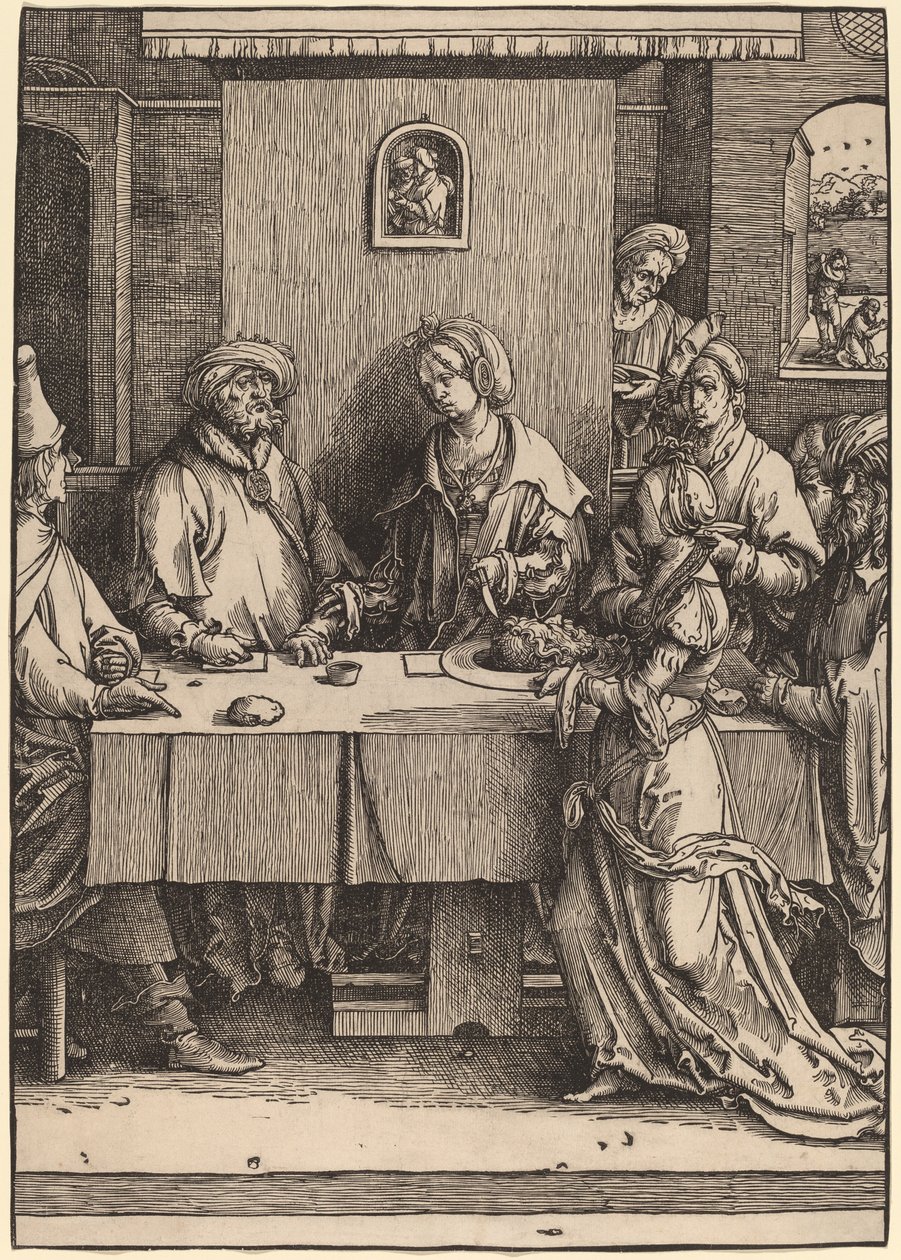 Herodes och Herodias av Lucas van Leyden