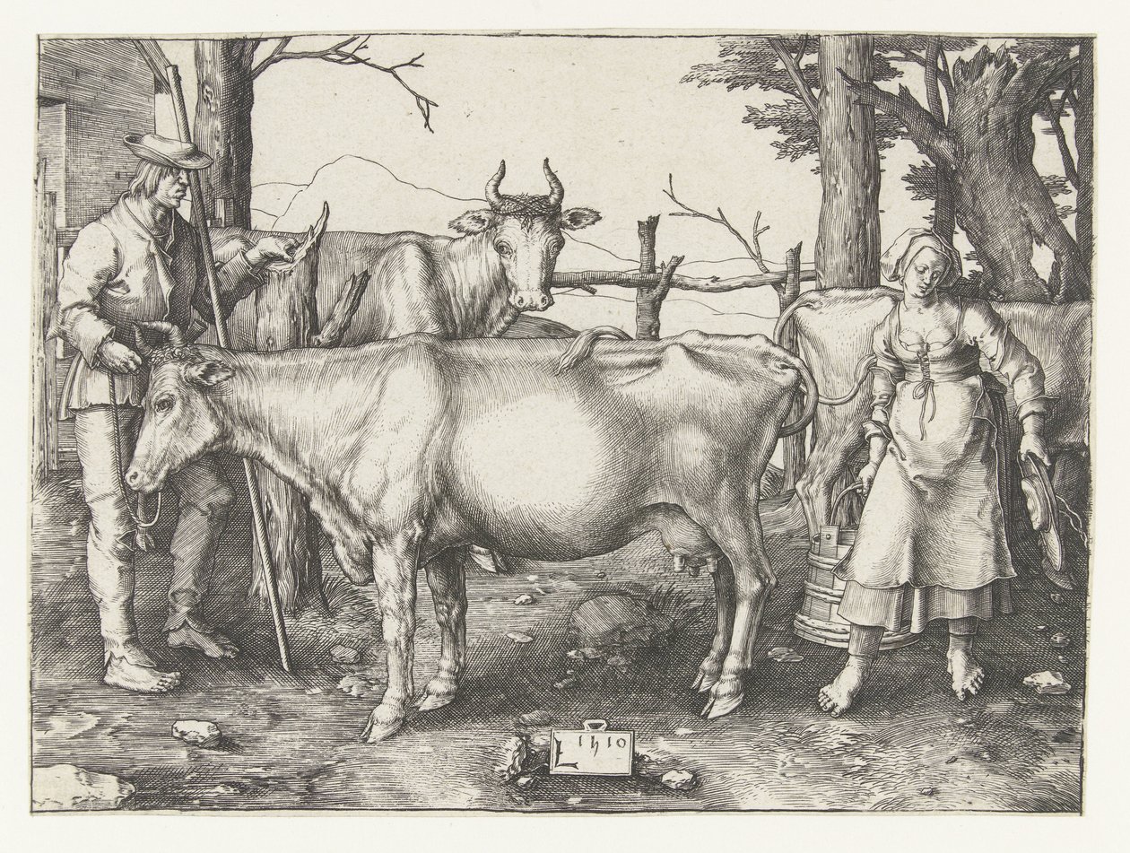 Mjölkerskan av Lucas van Leyden