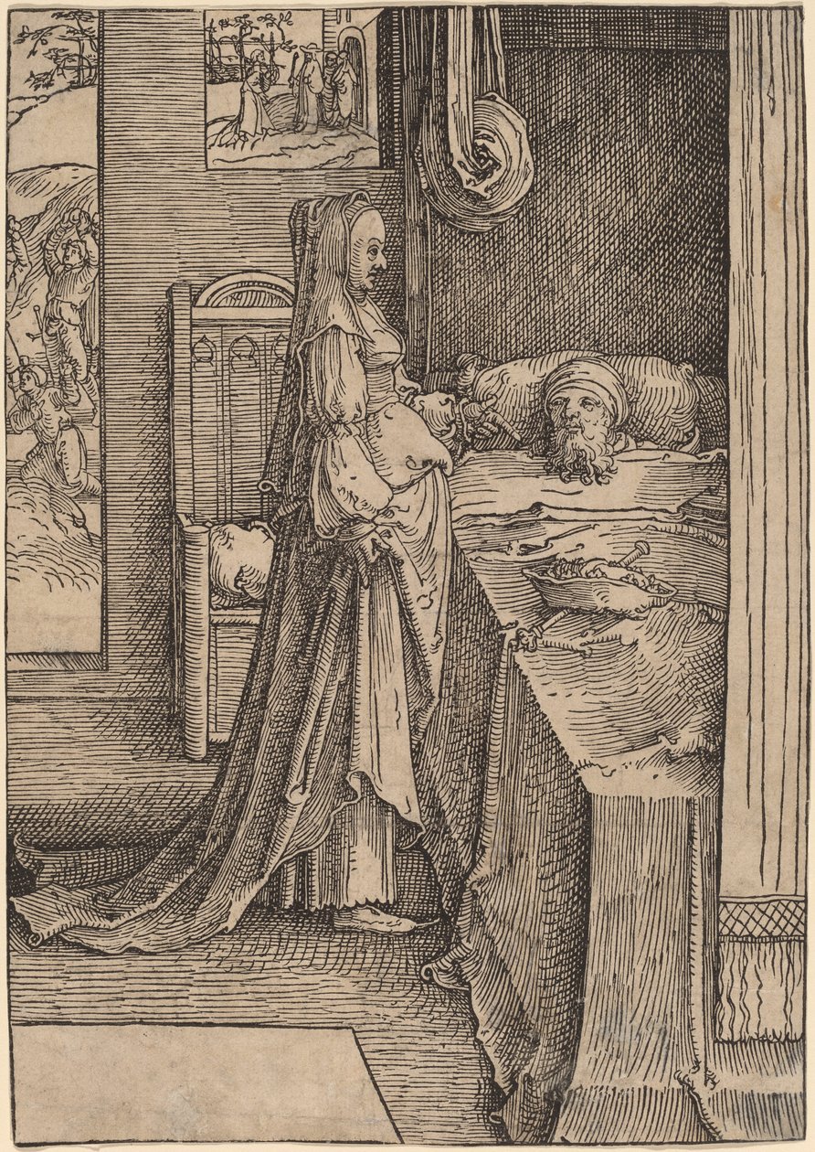 Isebel och Ahab av Lucas van Leyden