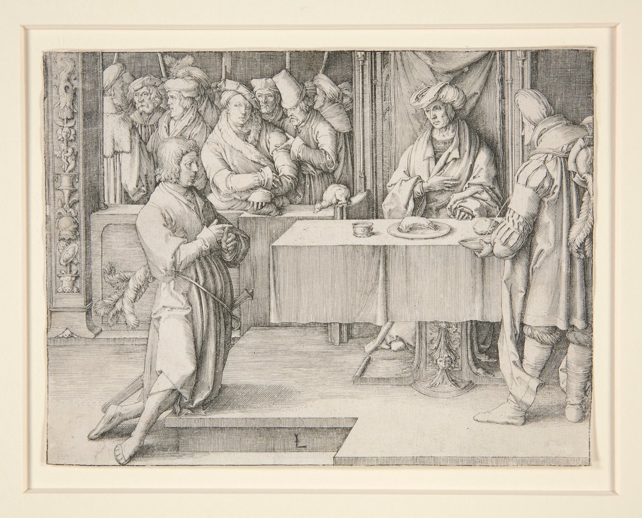 Josef tolkar Farao av Lucas van Leyden