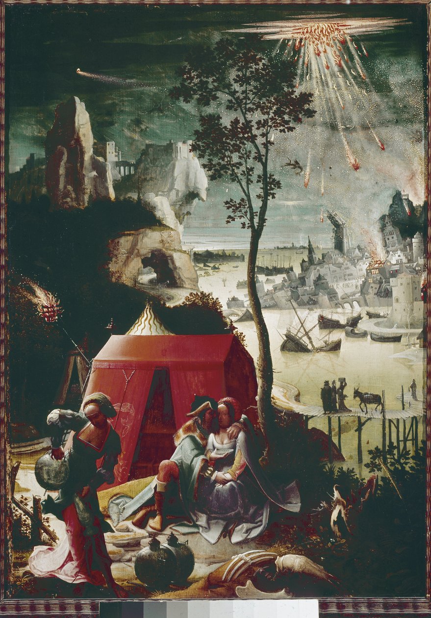 Lot och hans döttrar (olja på panel, cirka 1517) av Lucas van Leyden