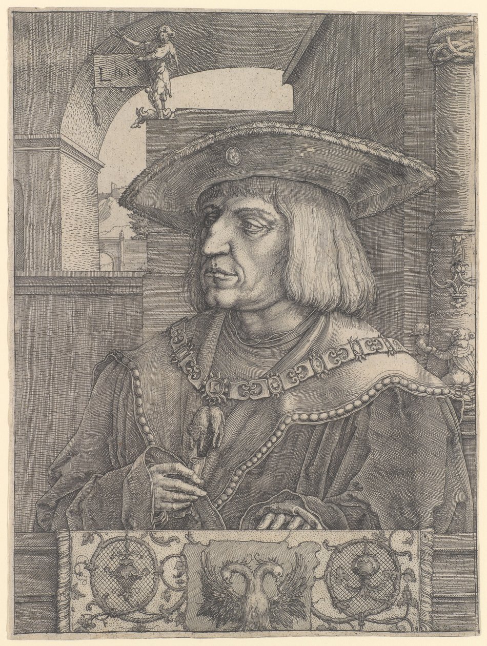 Maximilian I av Lucas van Leyden