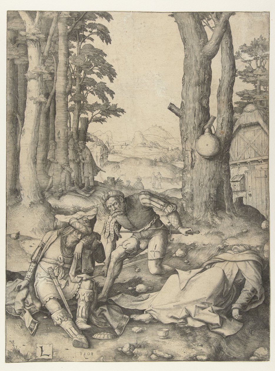 Mohammed och munken Sergius av Lucas van Leyden