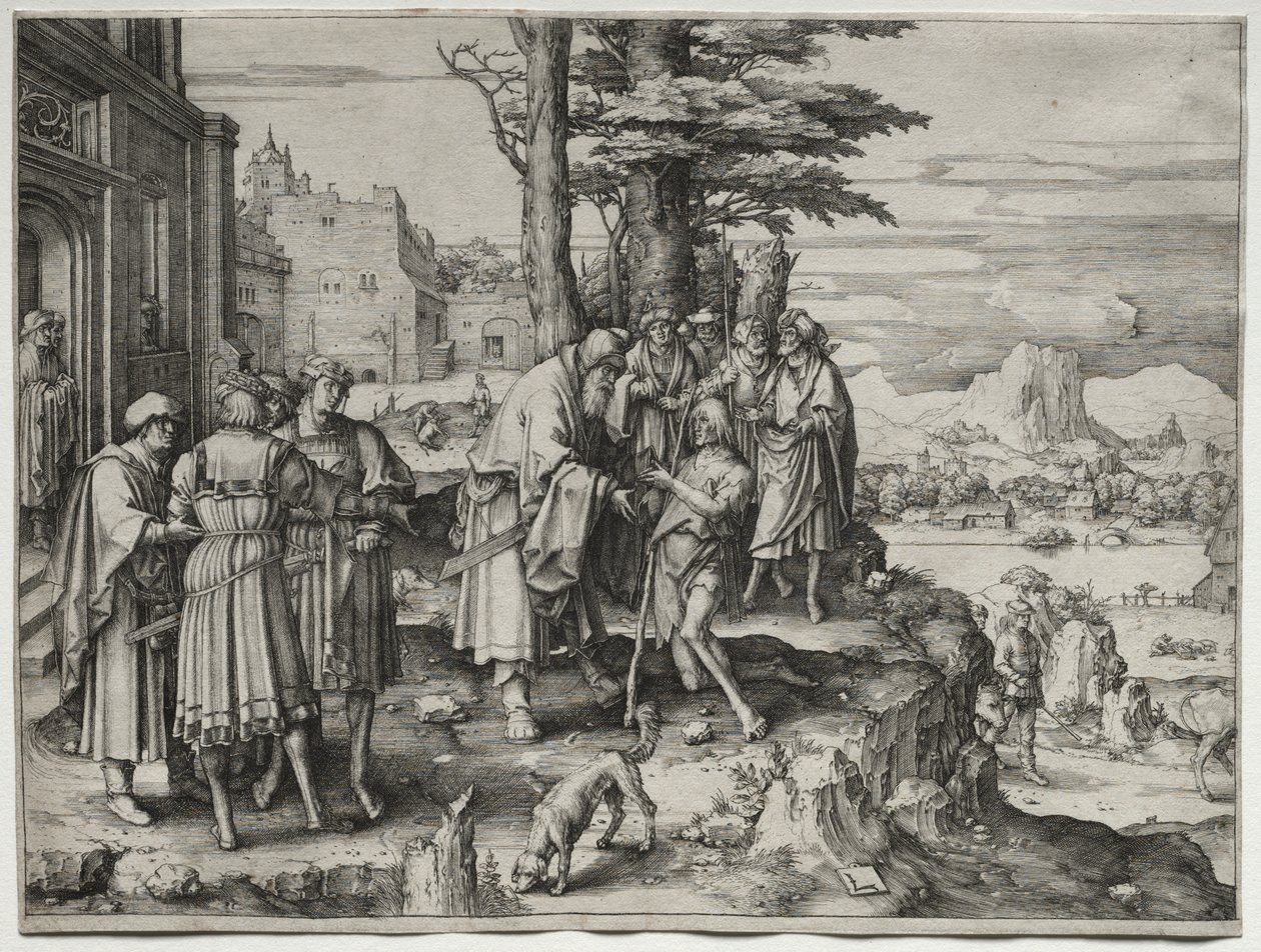 Den förlorade sonens återkomst av Lucas van Leyden