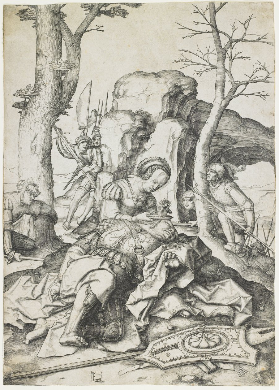 Simson och Delila, ca. 1508 av Lucas van Leyden