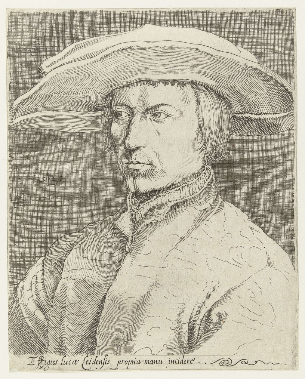 Självporträtt av Lucas van Leyden