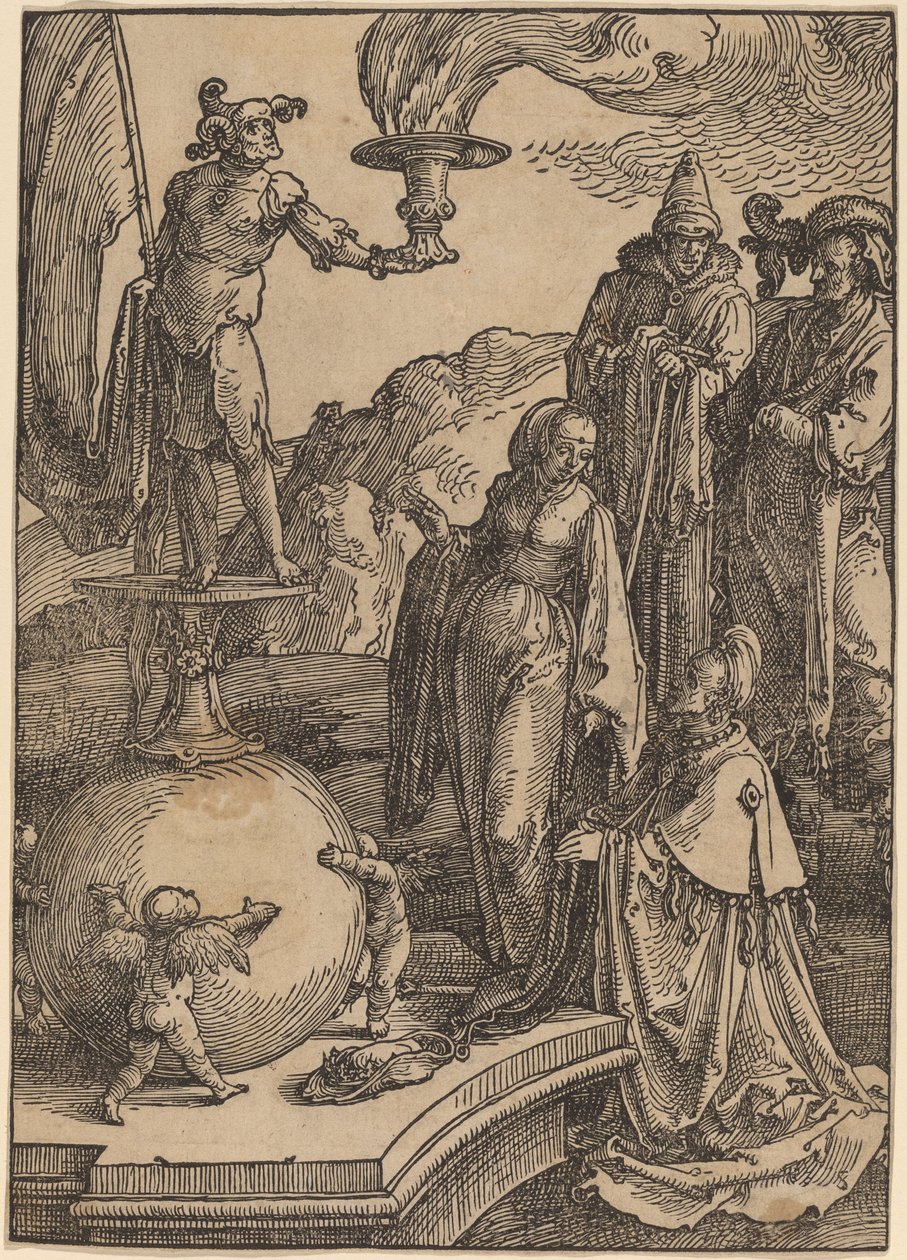 Salomos avgudadyrkan av Lucas van Leyden