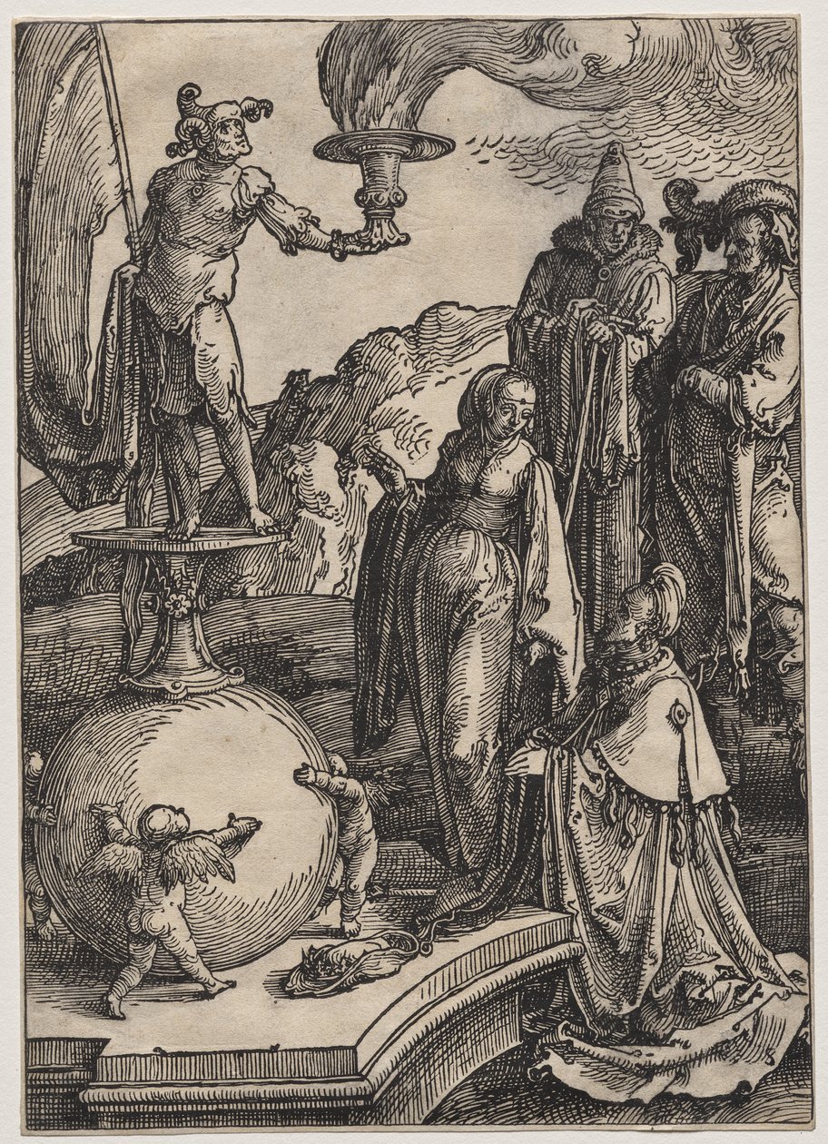 Salomos avgudadyrkan av Lucas van Leyden