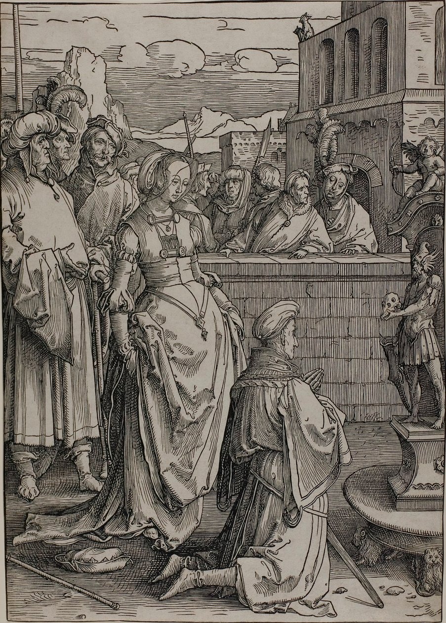 Salomos avgudadyrkan av Lucas van Leyden