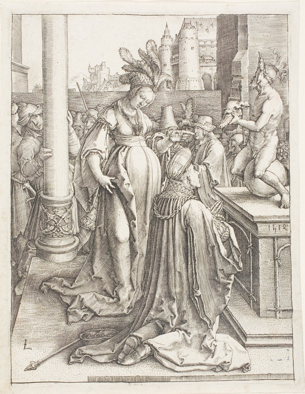 Salomos avgudadyrkan av Lucas van Leyden