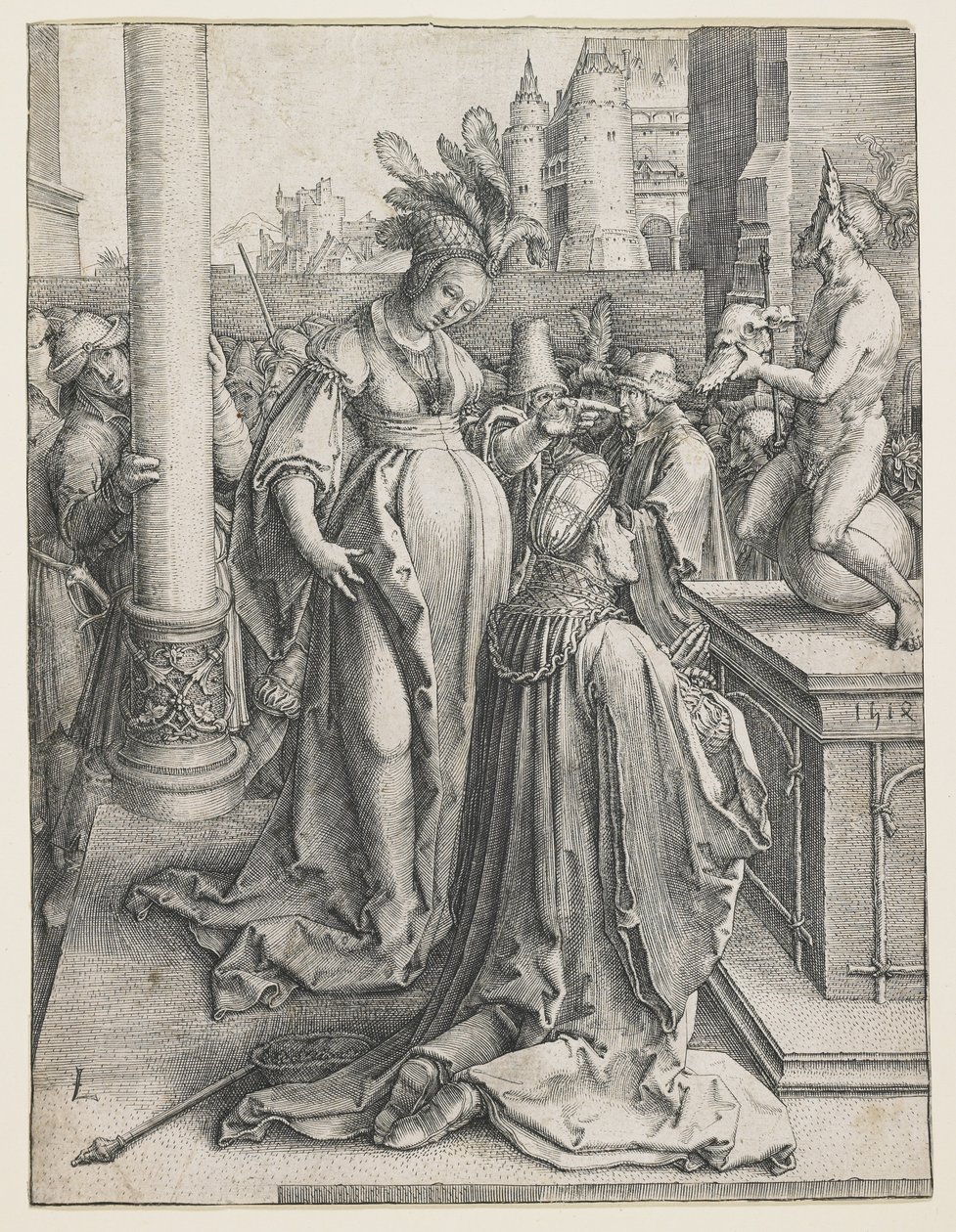 Salomos avgudadyrkan av Lucas van Leyden