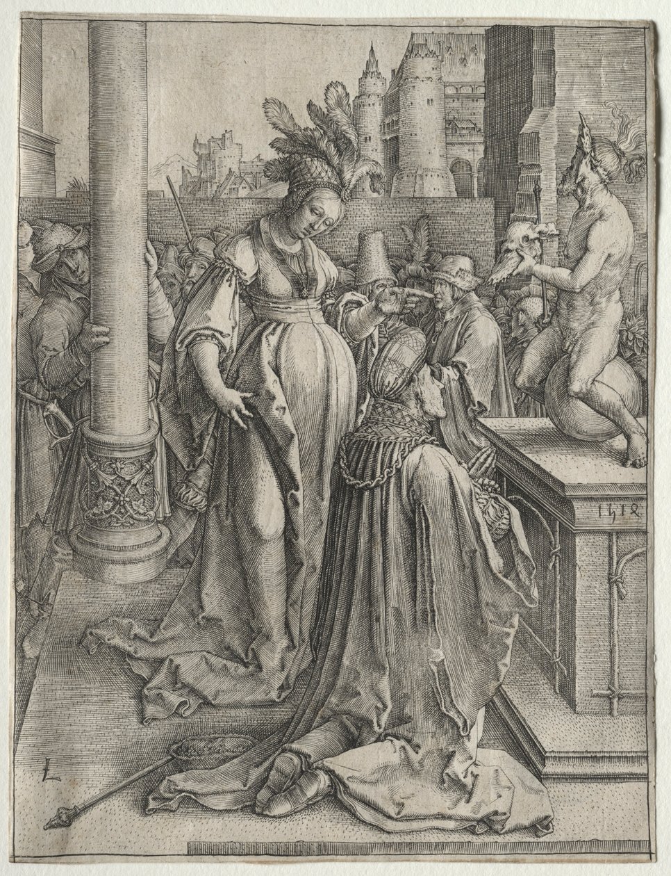 Salomos avgudadyrkan, 1514. av Lucas van Leyden