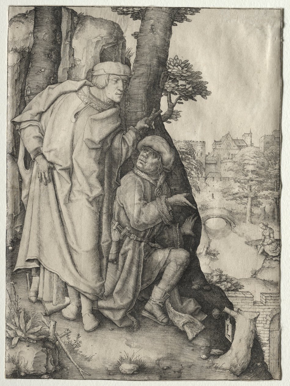 Susanna och de två äldste, ca. 1508. av Lucas van Leyden