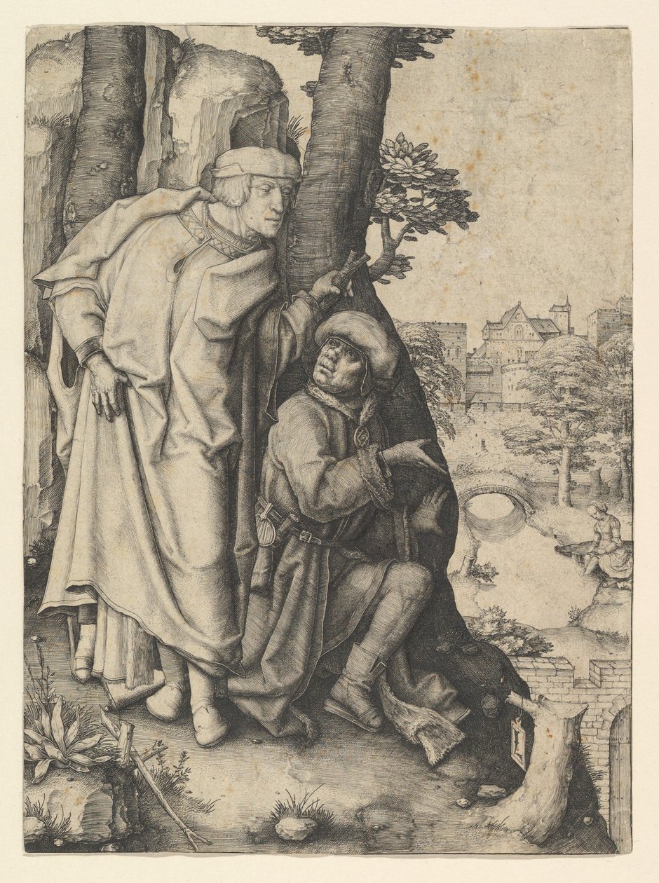 Susanna och de två äldste, ca. 1508. av Lucas van Leyden