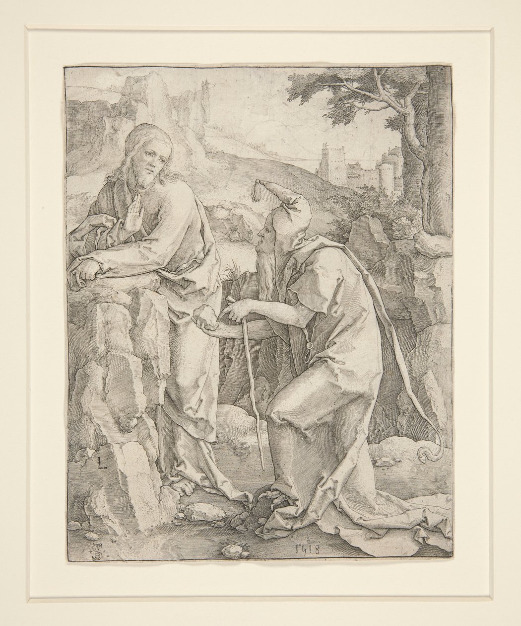 Kristi frestelse av Lucas van Leyden